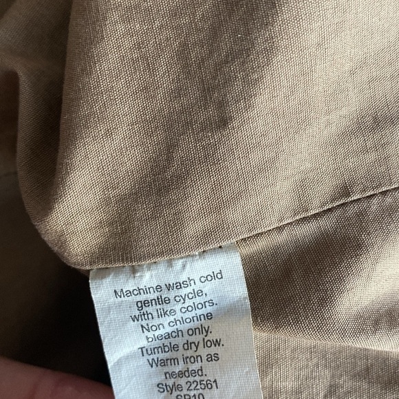 J Crew floral print khaki cotton jacket small - Picture 5 of 5